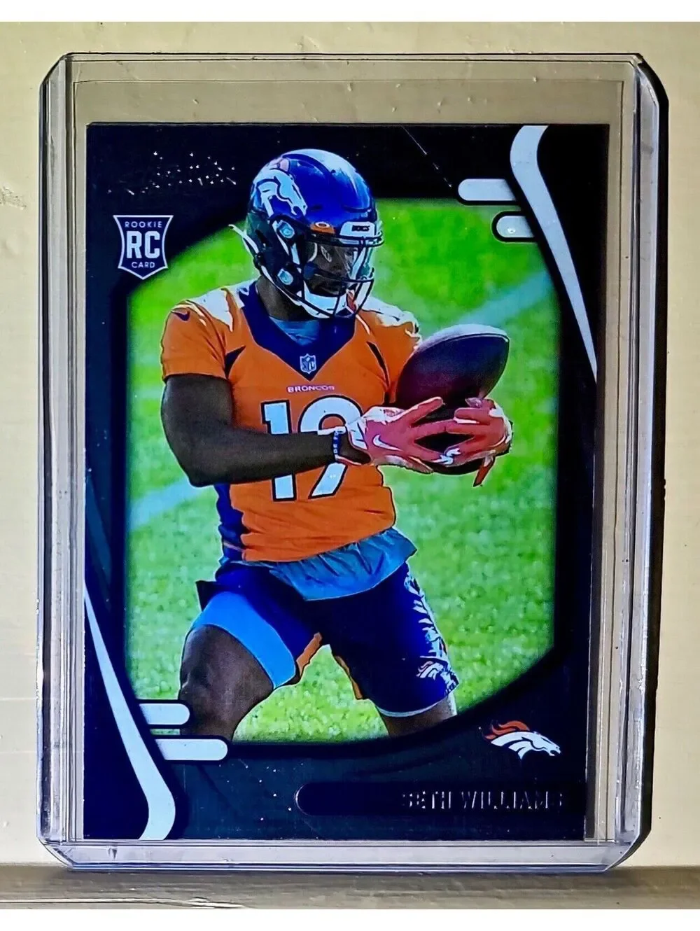 Seth Williams 2021 Panini NFL Absolute Football #172 Rookie Card Broncos